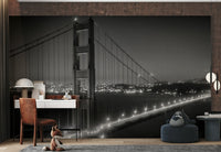 Modern floral wallpaper for living room walls

