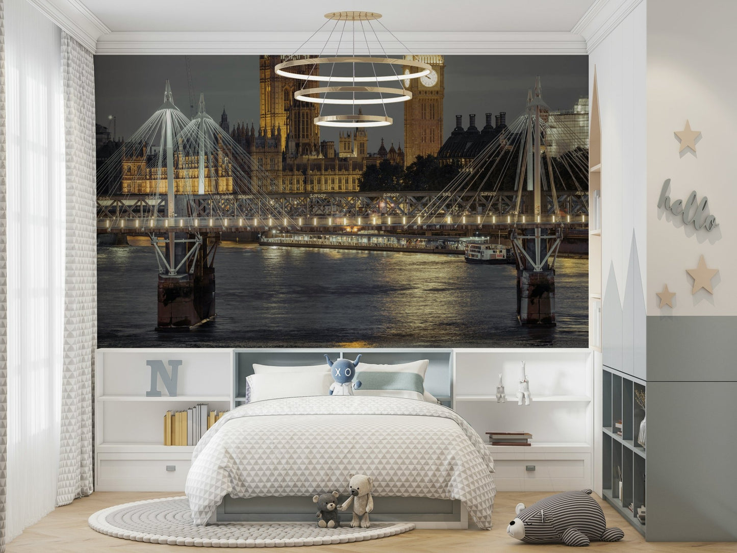 Evening in London Wall Mural.

