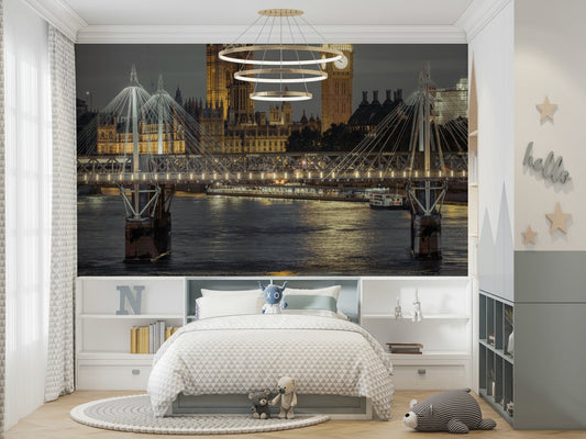 Evening in London Wall Mural.


