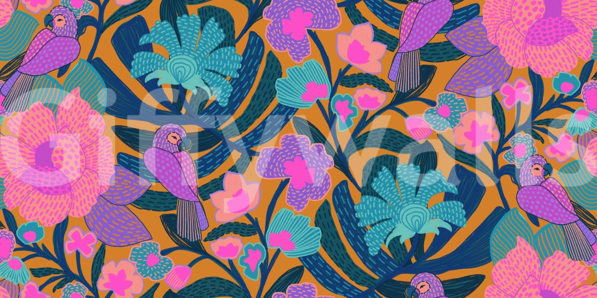 Exotic Bloom Wallpaper⁠