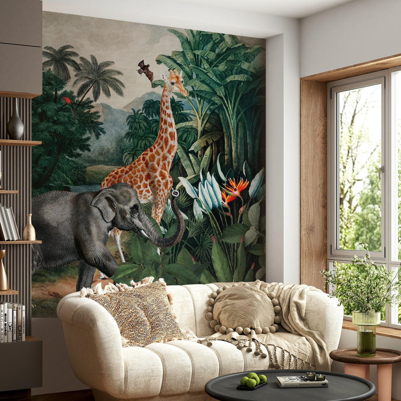 Exotic Eden wall mural

