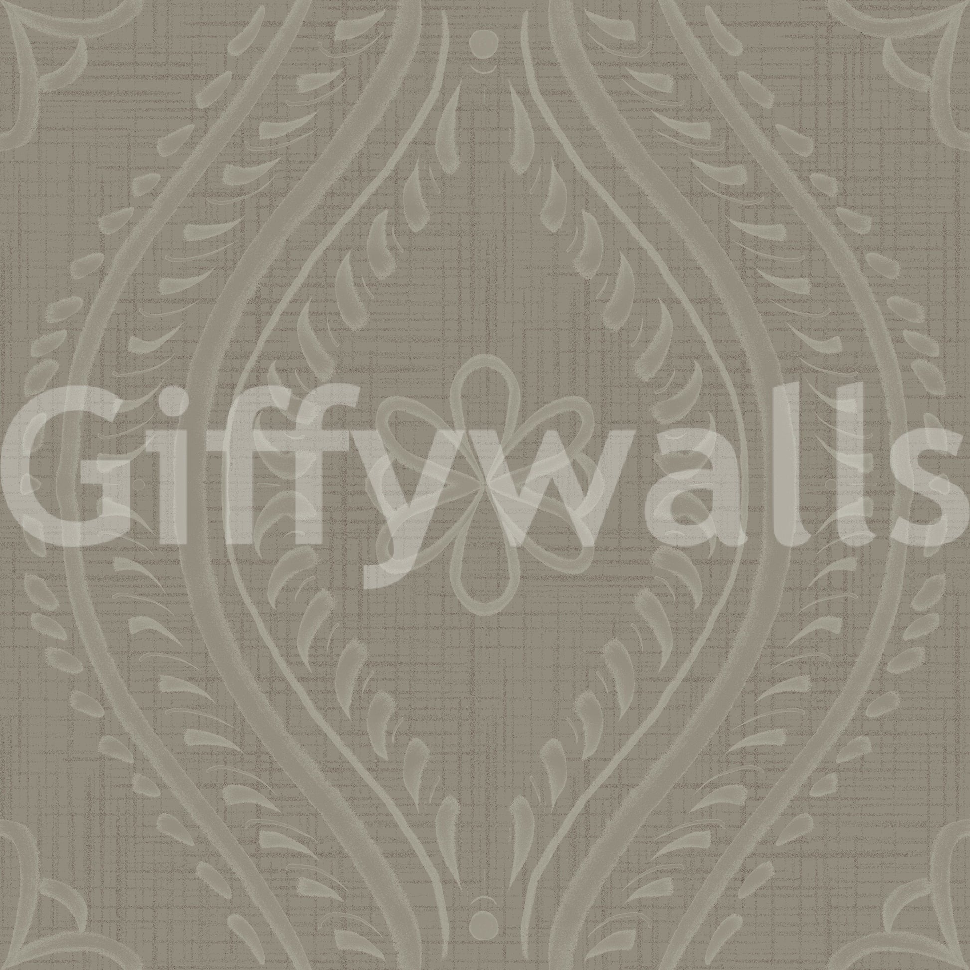 Soft pattern wallpaper for quiet, classic decor

