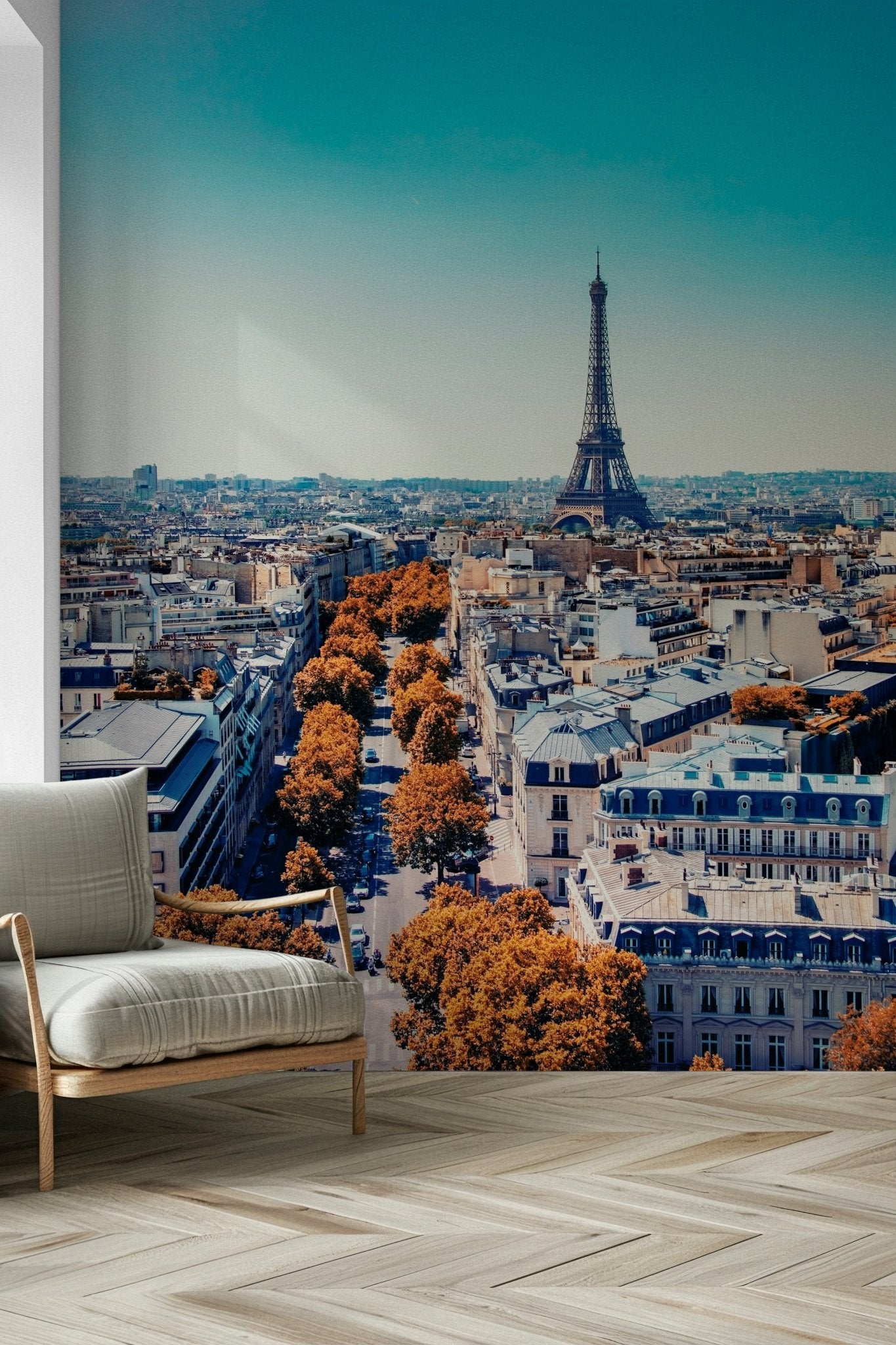 Fall in Paris Wall Mural