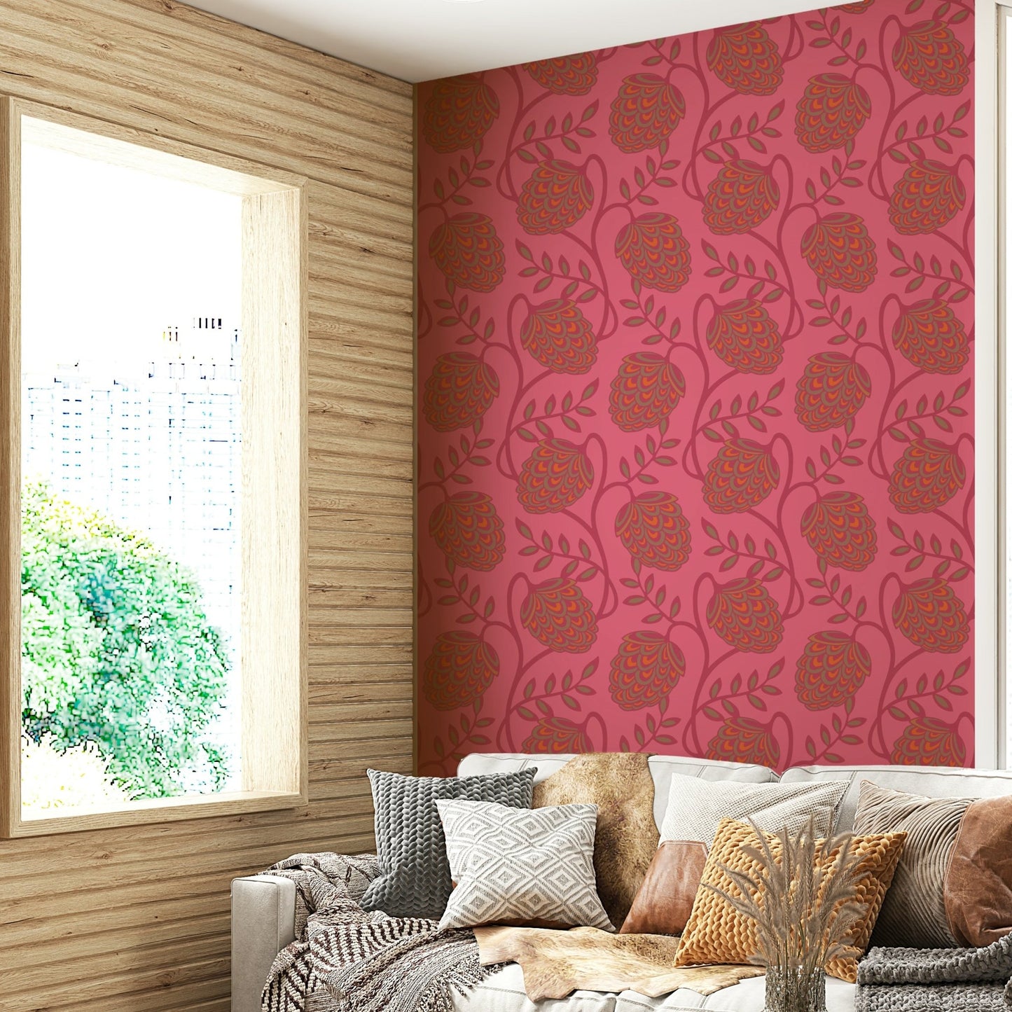 Ideal for a living room, dining area, or accent wall.

