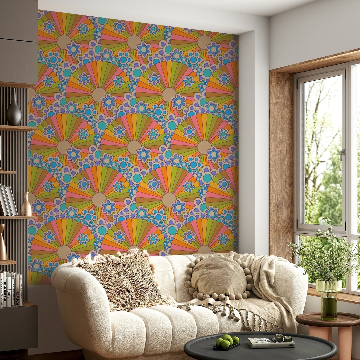 Energetic and vibrant aesthetic.

