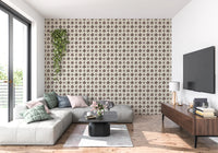 Farmhouse Classic Backsplash Choco Wallpaper⁠