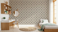 Farmhouse Classic Backsplash Choco Wallpaper⁠