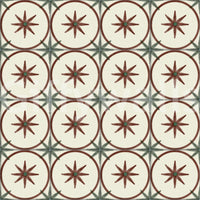 Farmhouse Timeless Backsplash Clay Wallpaper⁠