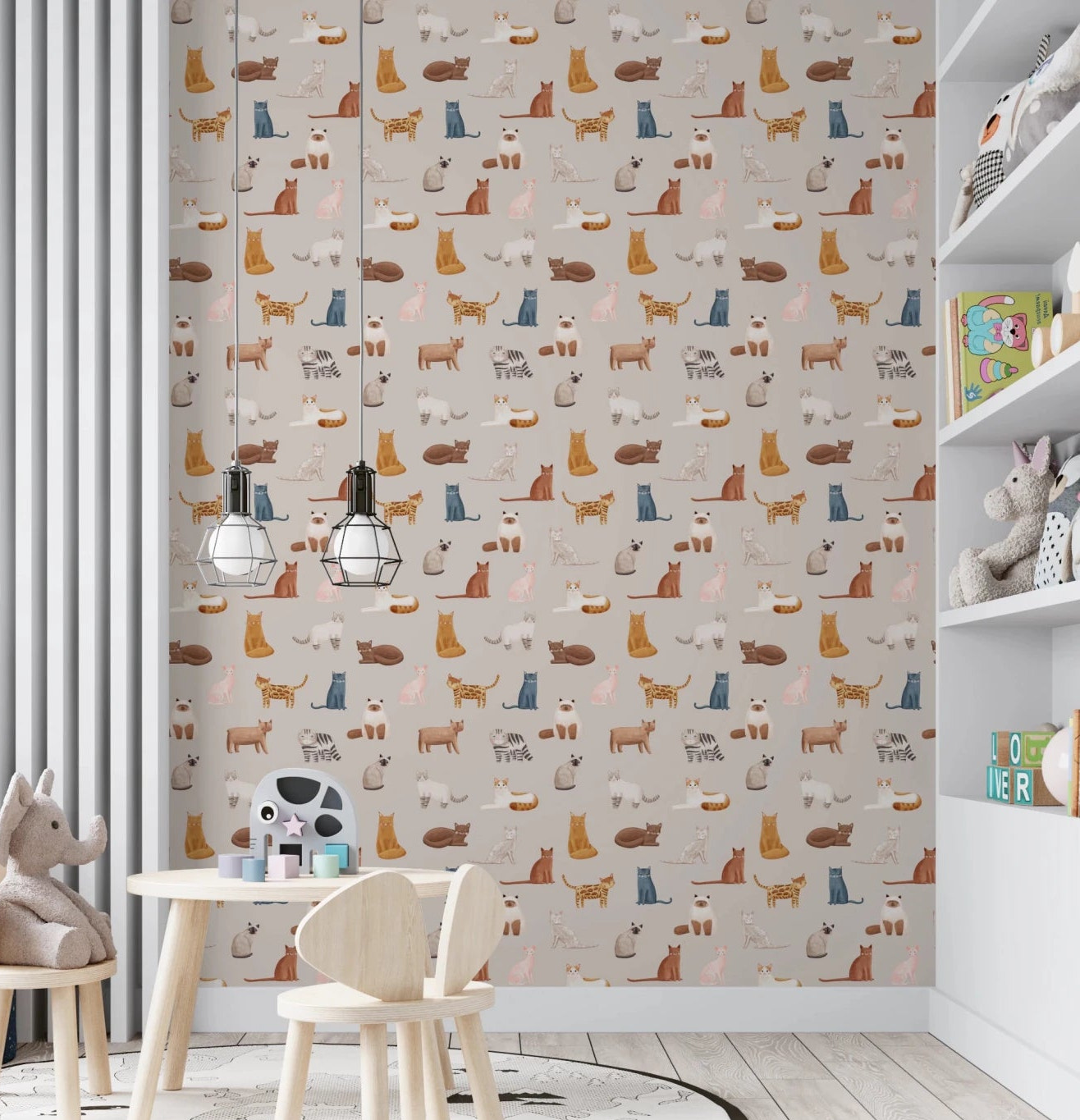 Feline Friends Forever Wallpaper⁠