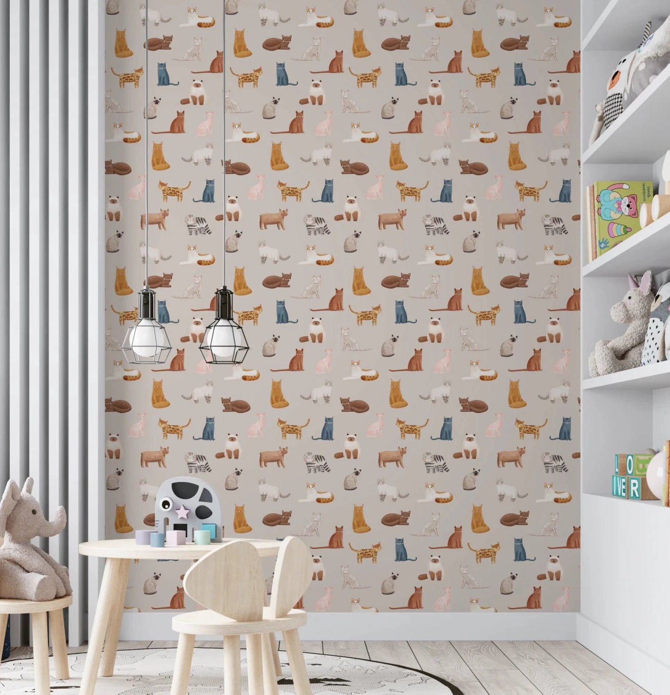 Feline Friends Forever Wallpaper⁠