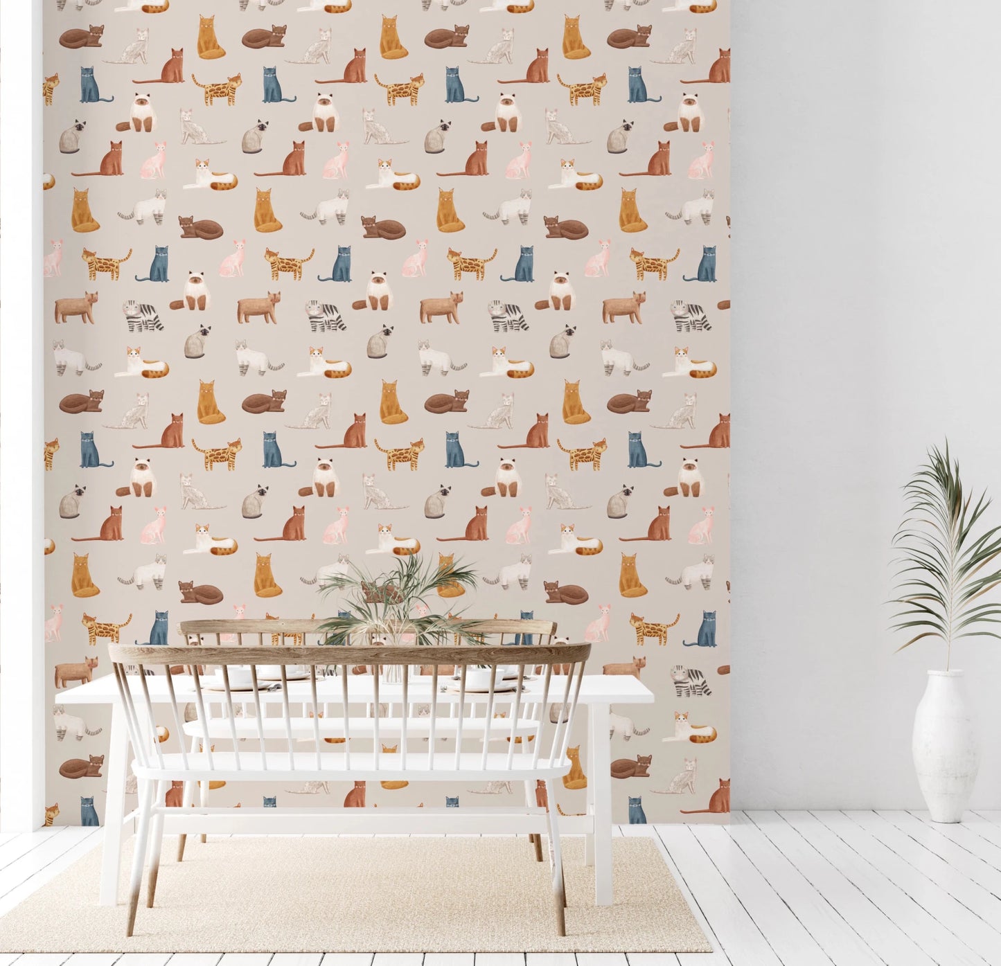 Feline Friends Forever Wallpaper⁠