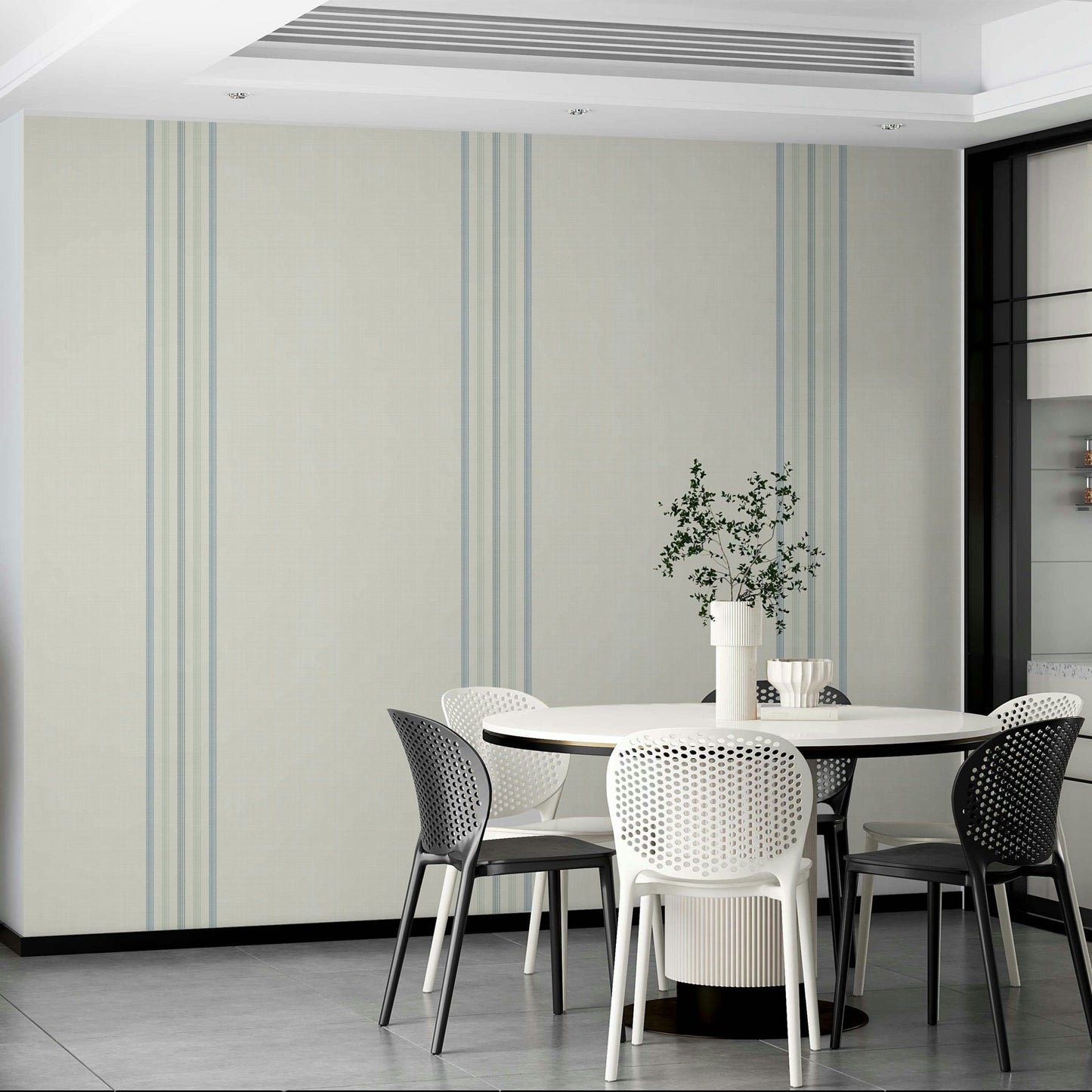 Beige and cream stripe wall pattern
