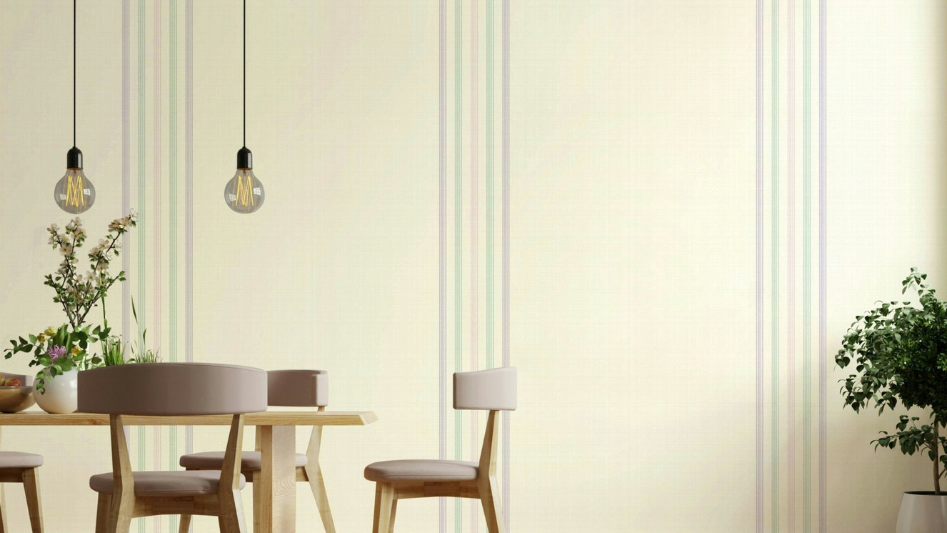Pastel stripe wallpaper with soft colors
