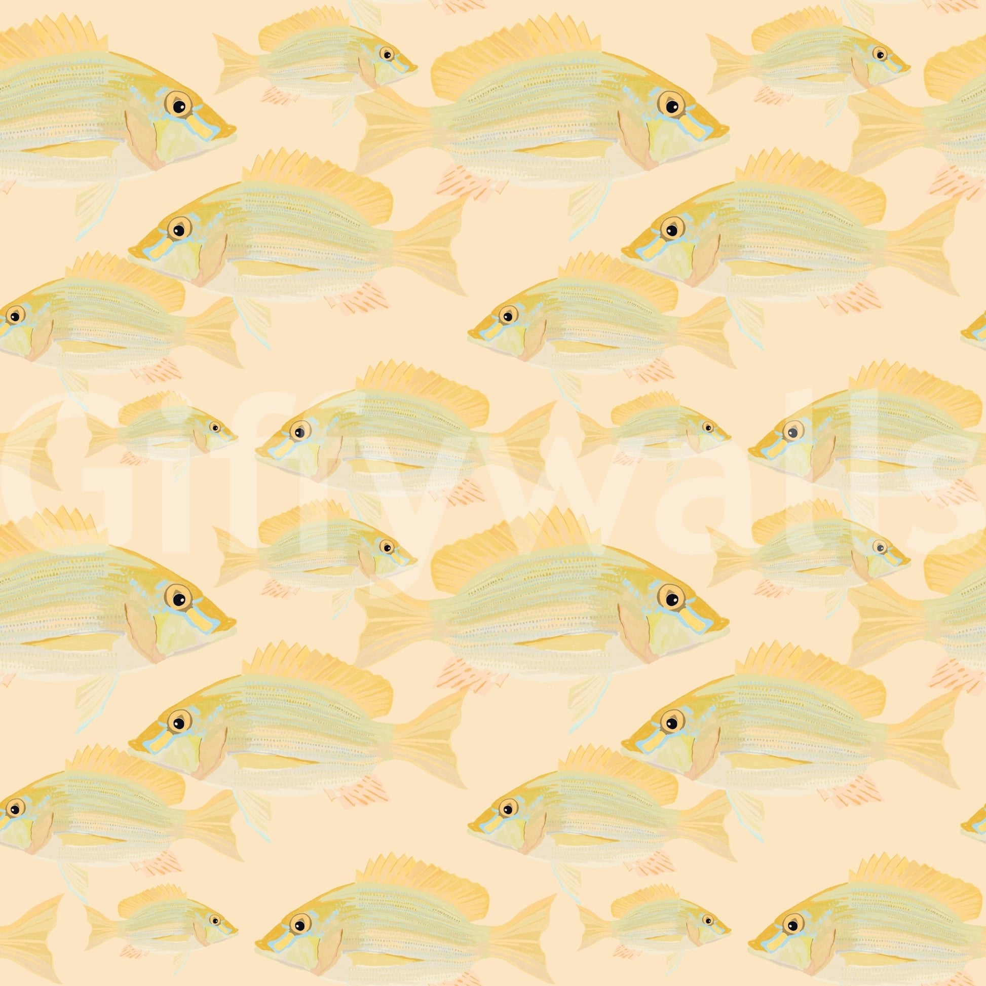 Contemporary ocean-style wallpaper for walls

