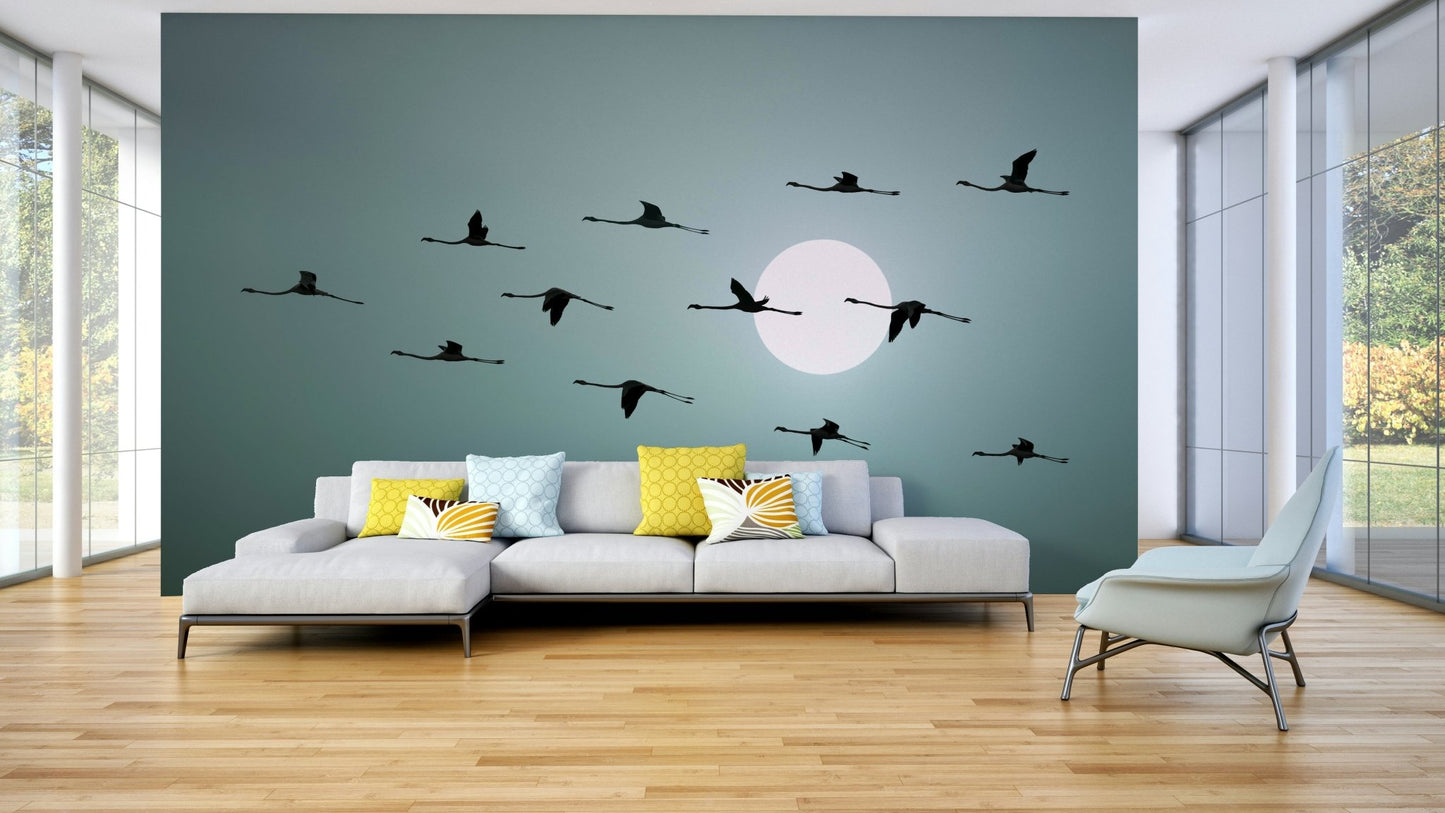 The mood is peaceful and serene.

