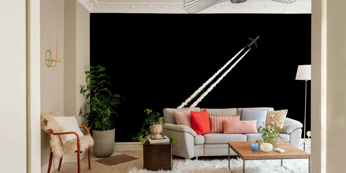 A graceful subtle pattern wall mural in timeless tones.

