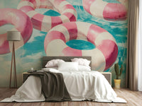 Serene abstract shapes for calming modern spaces

