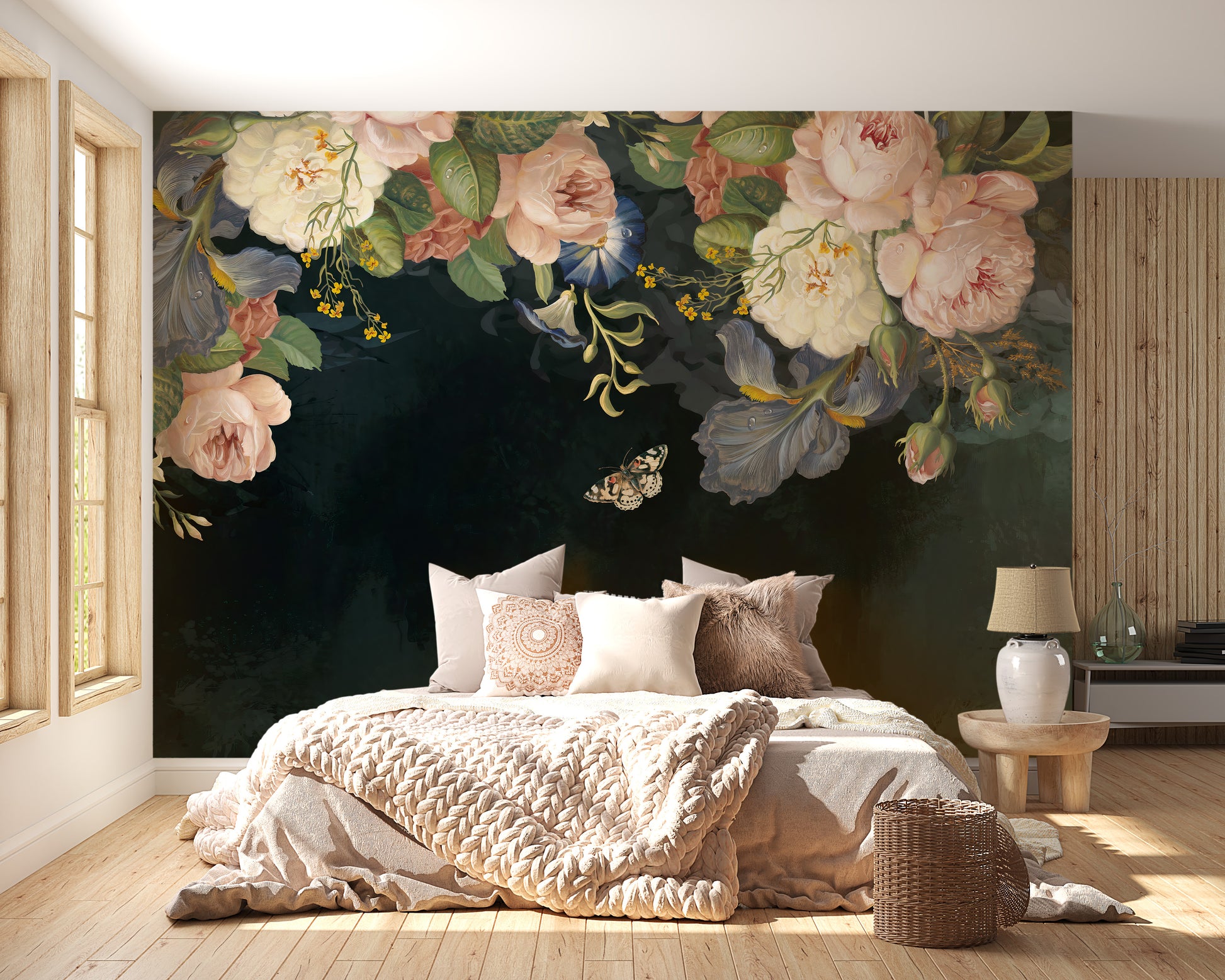 Arch of Flowers Wallpaper Mural
