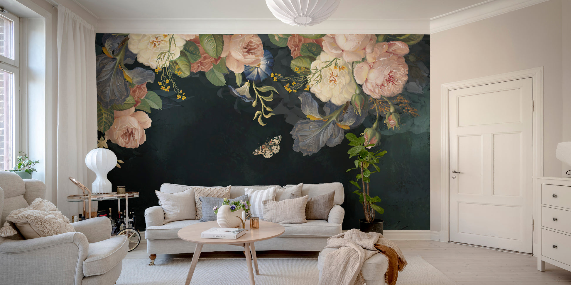 Floral Arch Design Wallpaper
