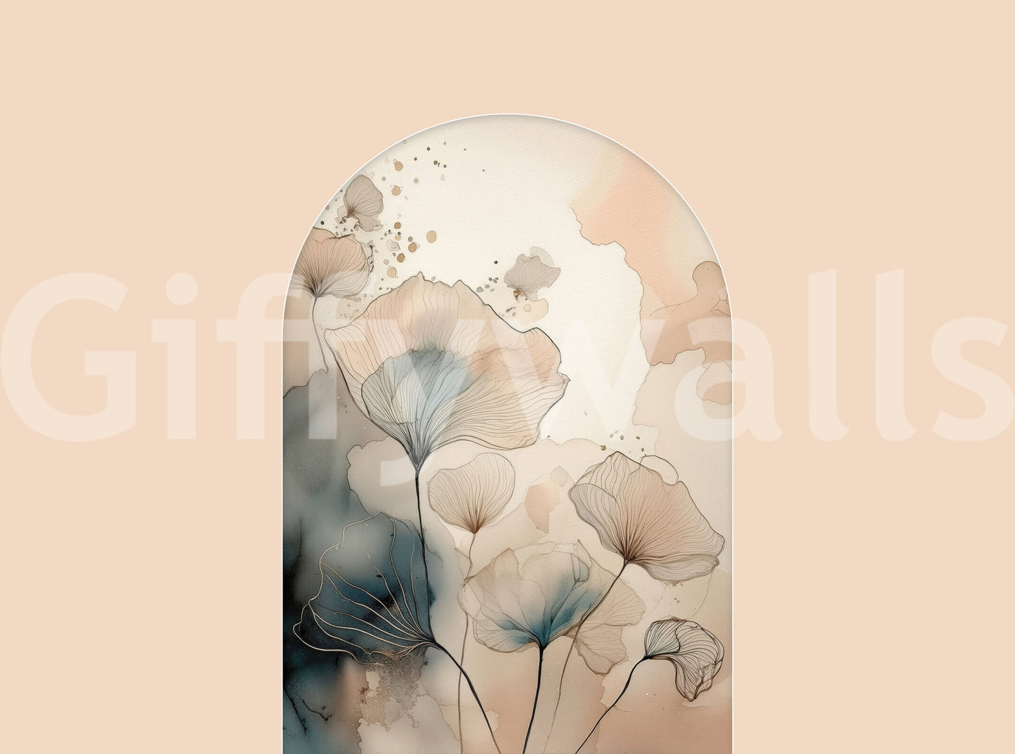 Ethereal Garden Archway Wall Mural