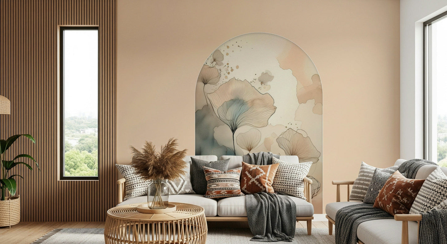 Ethereal Garden Archway Wall Mural