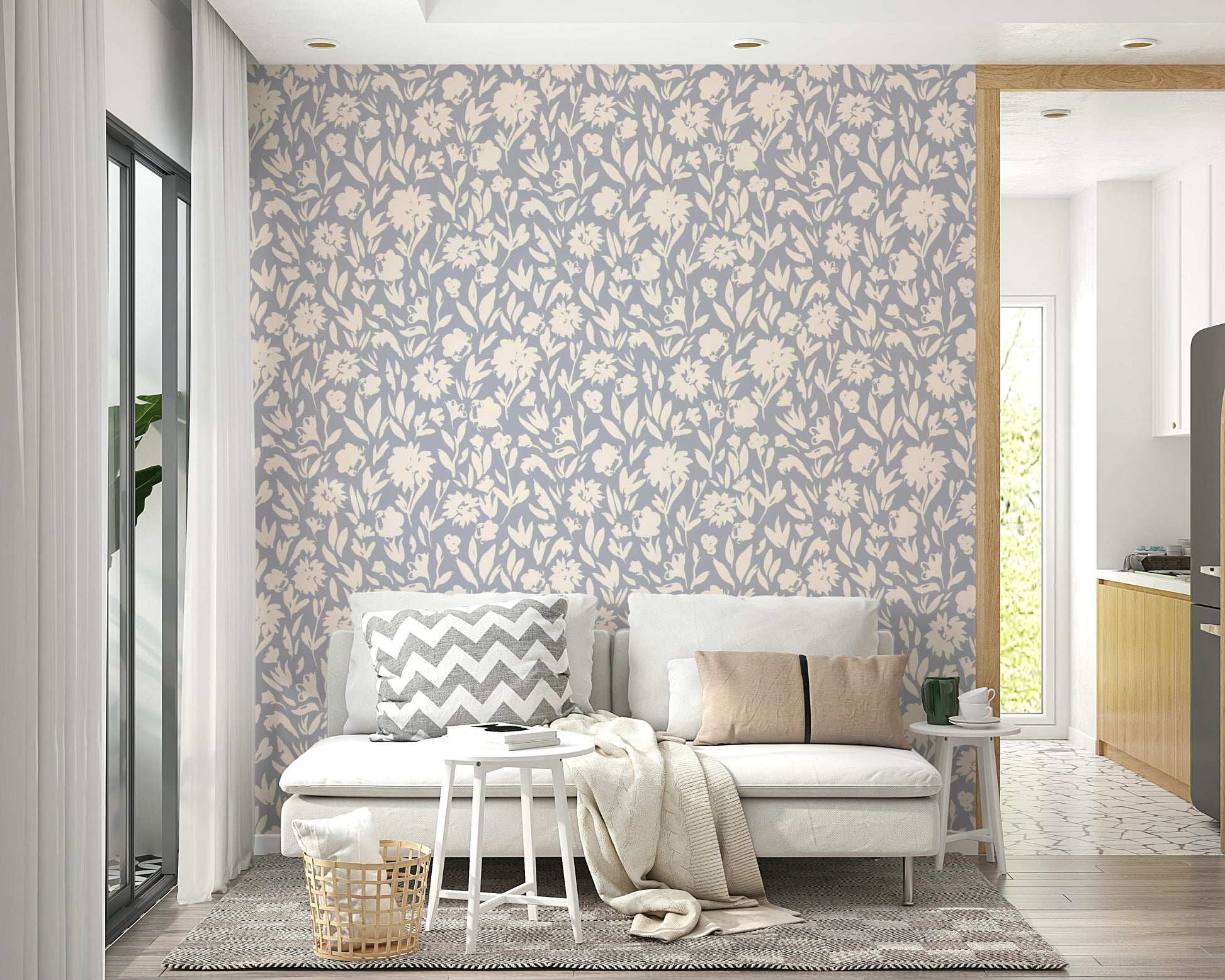 Wallpaper for walls with a peaceful, artistic feel


