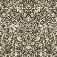 Floral Damask Cream Decorative Bloom Wallpaper⁠
