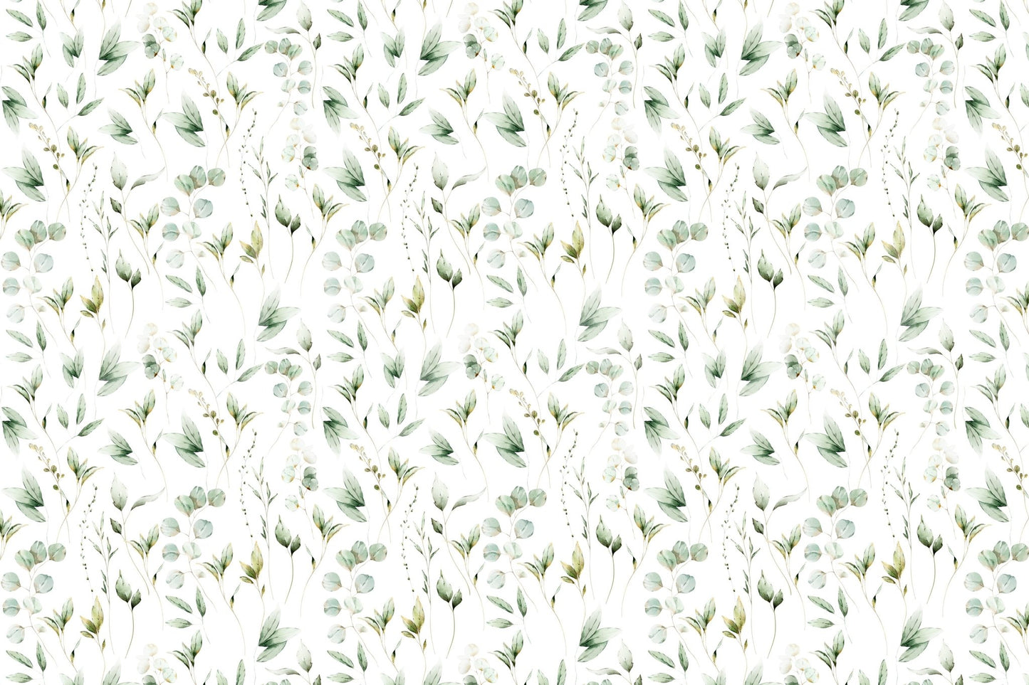 Floral Eucalyptus Dreams Wallpaper⁠