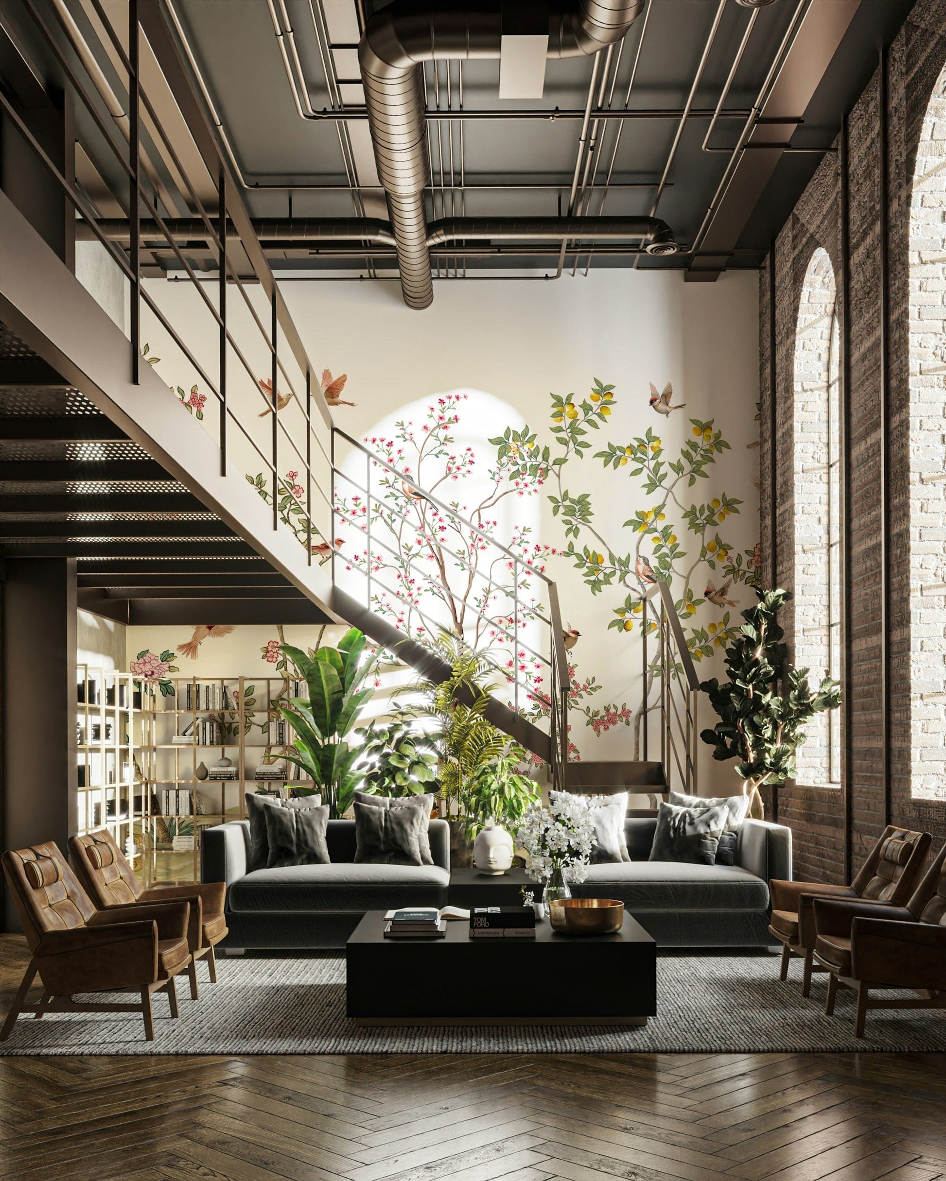 The design feels graceful and peaceful.

