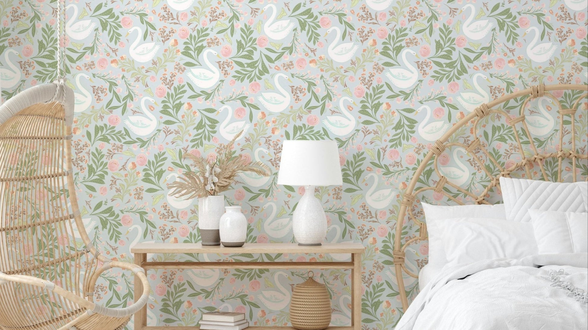 The feeling is one of fresh elegance.

