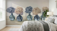 Floral Vases Wall Mural