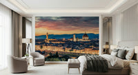 Historic Florence Twilight wall covering beautiful skyline.