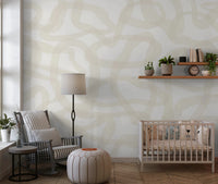 Modern artistic design of the Flow State Wall Mural
