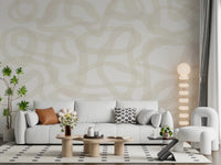 Subtle textured appearance on the Flow State Wall Mural