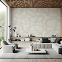 Flow State Wall Mural for a clean and simple interior look