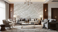 Textured beige paint strokes on a Fluid Strokes Art Wall Mural.
