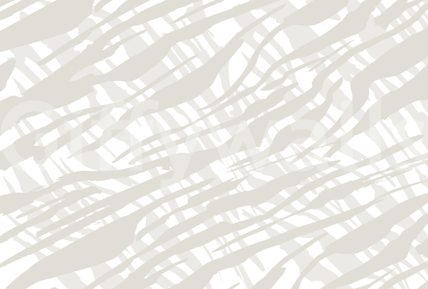 Simple sketch-style beige lines on a Fluid Strokes Wall Art Wall Mural.