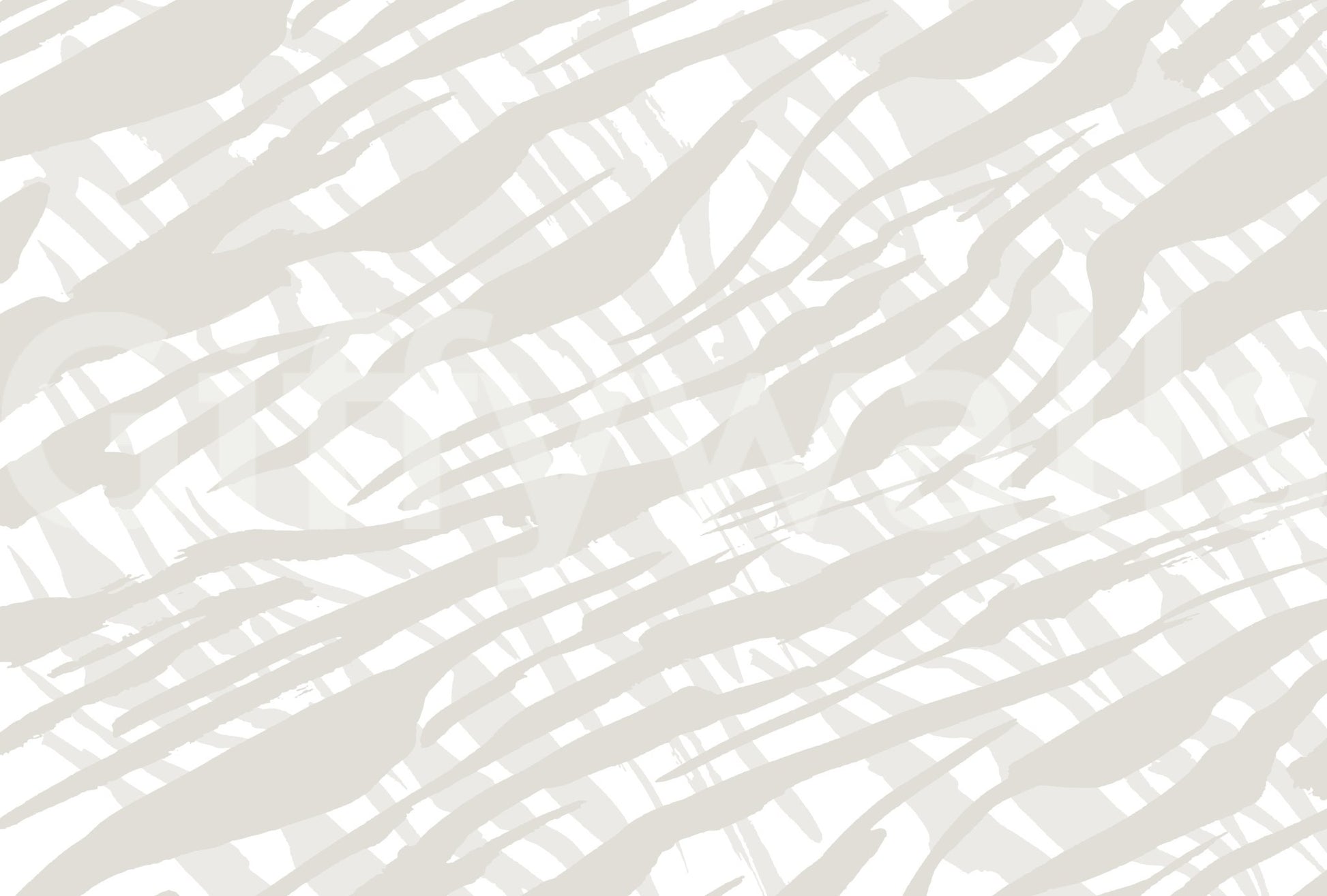Simple sketch-style beige lines on a Fluid Strokes Wall Art Wall Mural.