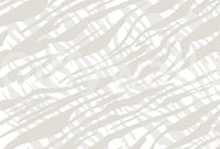 Simple sketch-style beige lines on a Fluid Strokes Wall Art Wall Mural.