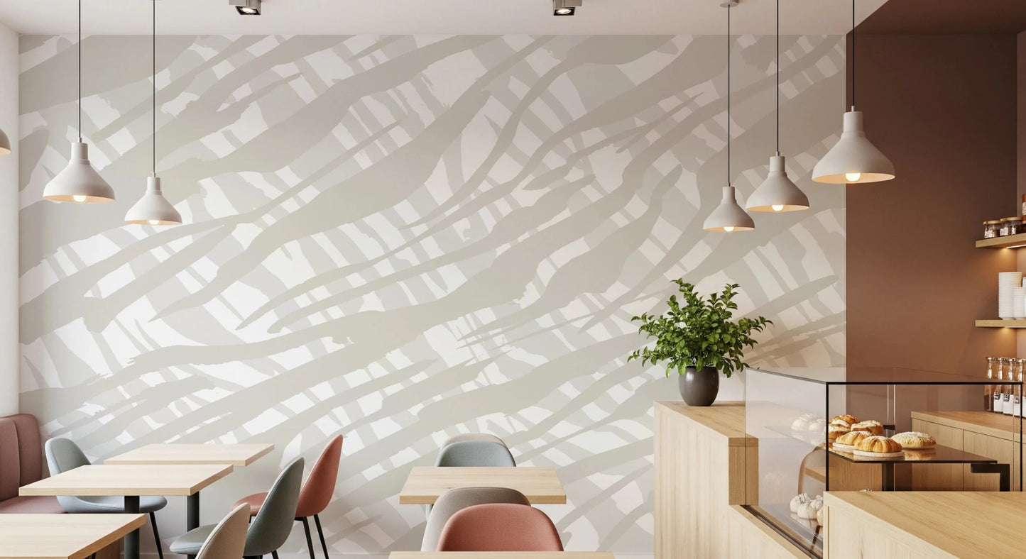 Soft artistic strokes feature on this Fluid Strokes Art Wall Mural.