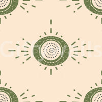 Mid-mod floral wallpaper adding warmth and elegance to your space

