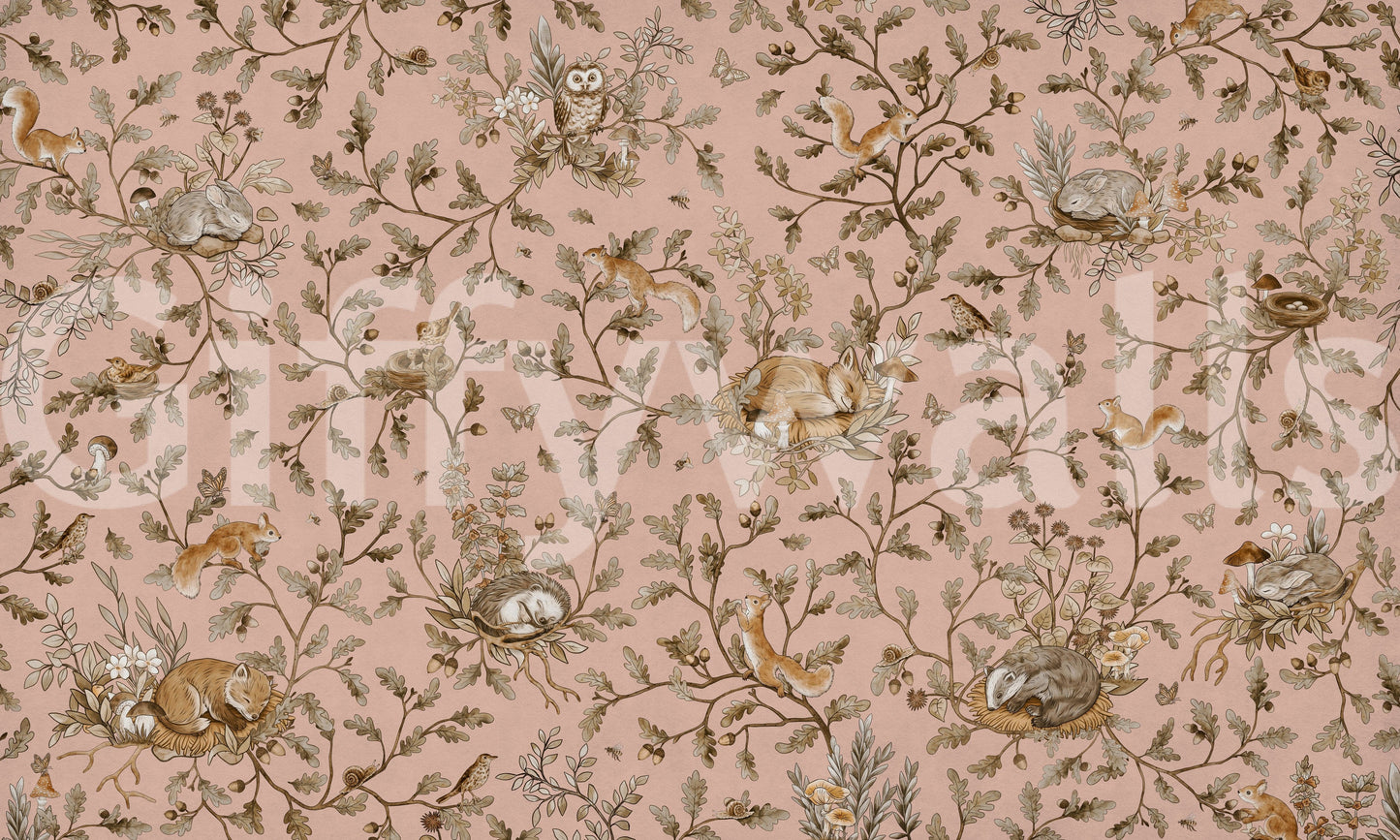 Forest Nap Wall Mural