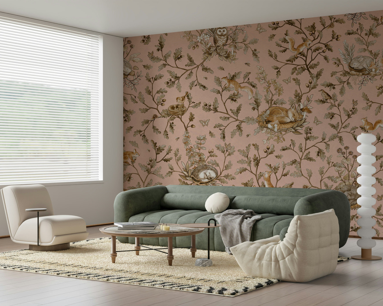 Forest Nap Wall Mural