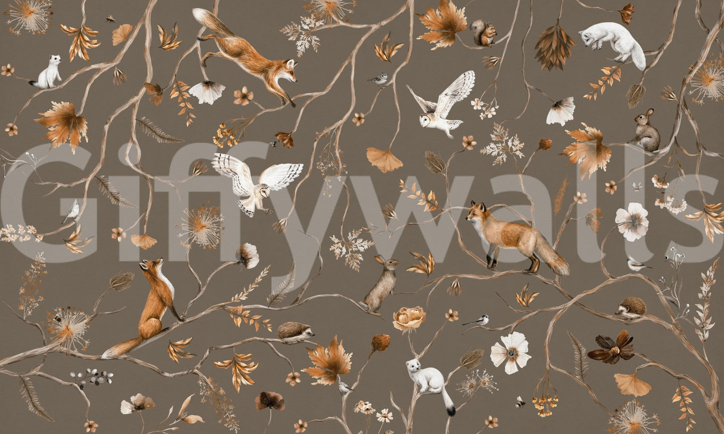 Forest Friends Wall Mural