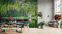 Forest Lake Retreat Wall Mural