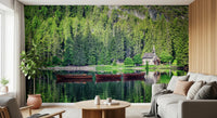 Forest Lake Retreat Wall Mural