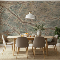 An artistic nature inspired mural for home decor.