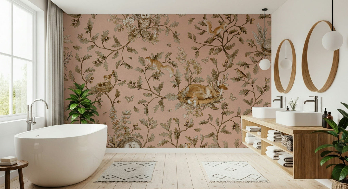 Forest Nap Wall Mural