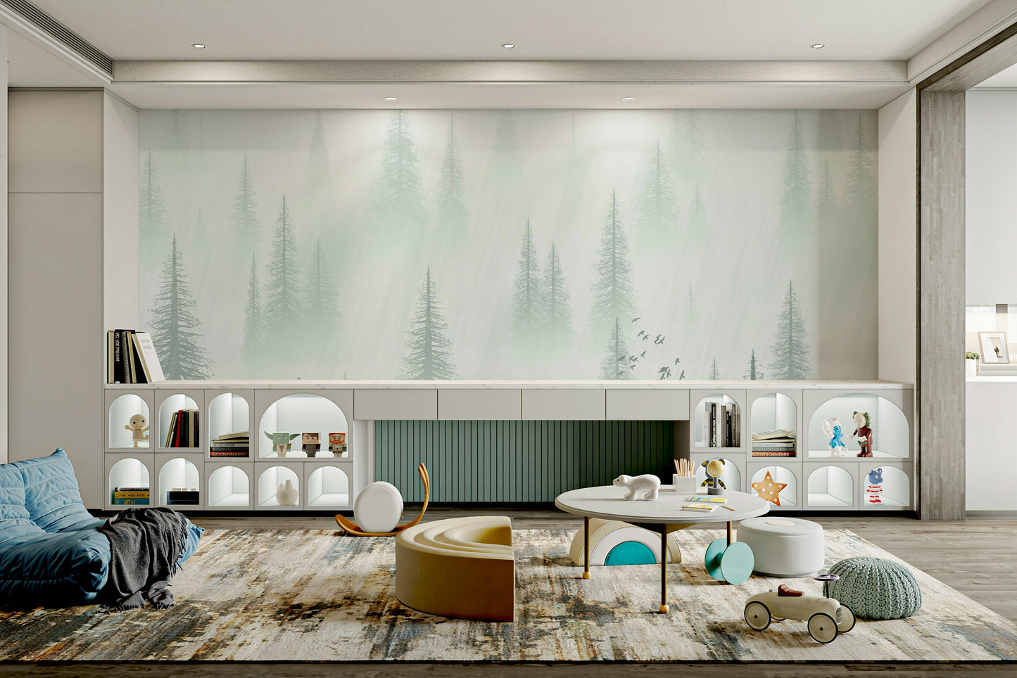 Forest serenity Wallpaper