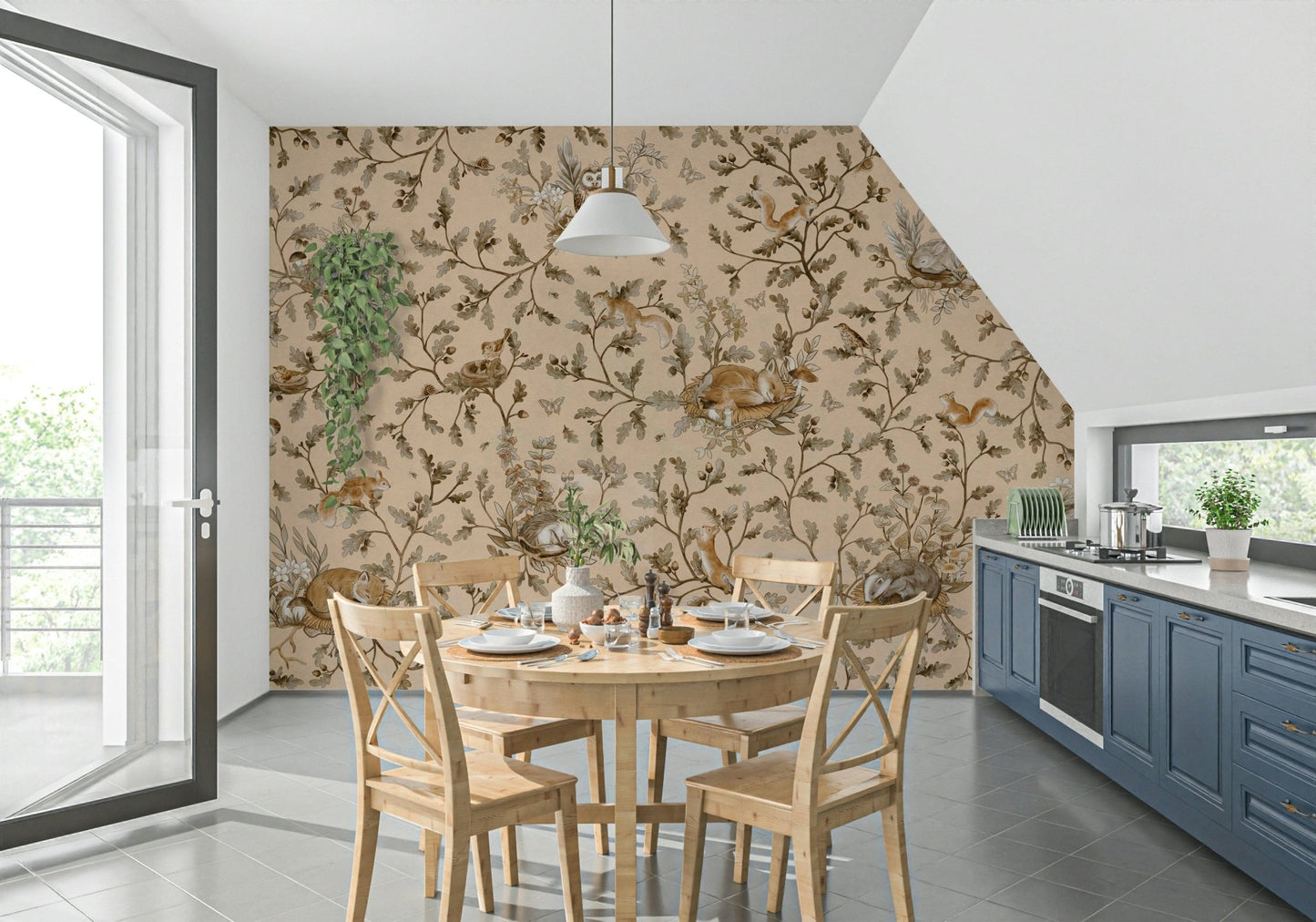 Forest Slumber Wallpaper Wall Mural